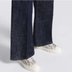 Dior Unisex Shoes CD Walk'N'Dior Sneaker Stone Gray Dior Oblique Embroidered Cotton – Bild 11