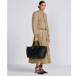 Dior Women CD Large Dior Toujours Bag Black Macrocannage Calfskin - Image 12