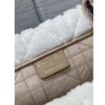 Dior Women CD Medium Book Tote Ice Cannage Shearling Christian Dior Paris Signature - immagine 10