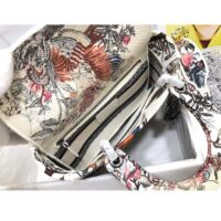 Dior Women CD Medium Lady D-Lite Bag Latte Multicolor Dior Jardin D’Hiver Embroidery (1)