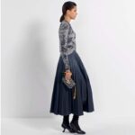 Dior Women CD Small 30 Montaigne Avenue Bag Blue Dior Oblique Jacquard - Image 11