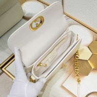 Dior Women CD Small 30 Montaigne Avenue Bag Powder Beige Box Calfskin (1)
