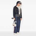 Dior Women CD Small Dior Caro Bag Latte Quilted Macrocannage Calfskin - Bild 12