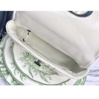 Dior Women CD Small Dior Caro Bag Latte Quilted Macrocannage Calfskin (1)