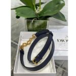 Dior Women Saddle Bag Strap Blue Dior Oblique Jacquard CD Signature Interior Back Pocket - Image 10