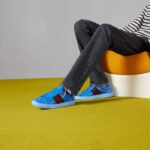 Gucci Unisex Ace GG Crystal Canvas Sneaker Blue Green Red Web Rubber Low Heel - Image 11