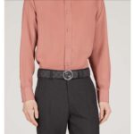 Gucci Unisex GG Blondie Belt Round Interlocking G Buckle Black GG Supreme Canvas - Image 11