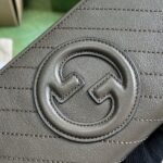 Gucci Unisex GG Blondie Zip Around Wallet Brown Leather Round Interlocking G Zip Closure - Image 8