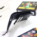 Gucci Unisex GG Leather Card Case Wallet Double G Snap Closure - immagine 9