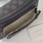 Gucci Unisex GG Ophidia Belt Bag Grey Black GG Supreme Canvas Leather Double G - Bild 10