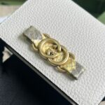 Gucci Unisex GG Wallet Interlocking G Python Bow Light Pink Leather Moiré Lining - Image 3