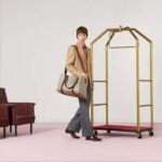 Gucci Unisex Large Duffle Bag Web Beige Ebony Soft GG Supreme Zip Closure – Image 12