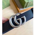 Gucci Unisex Marmont Belt Maxi GG Canvas Black Double G Buckle 3.8 CM Width - Image 4