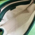 Gucci Unisex Mini GG Canvas Pouch Green Quilted Beige Ebony Supreme - Image 10