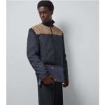 Gucci Unisex Ophidia GG Pouch Blue Dark Blue GG Supreme Canvas Double G – Image 11