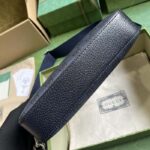 Gucci Unisex Ophidia GG Shoulder Bag Blue Black GG Supreme Canvas Double G - immagine 6