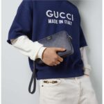 Gucci Unisex Ophidia GG Shoulder Bag Blue Black GG Supreme Canvas Double G - immagine 12