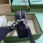 Gucci Unisex Ophidia GG Shoulder Bag Blue Black GG Supreme Canvas Double G - immagine 4