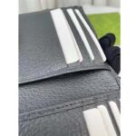 Gucci Unisex Wallet Cut-Out Interlocking G Black Grey GG Supreme Canvas - Bild 10