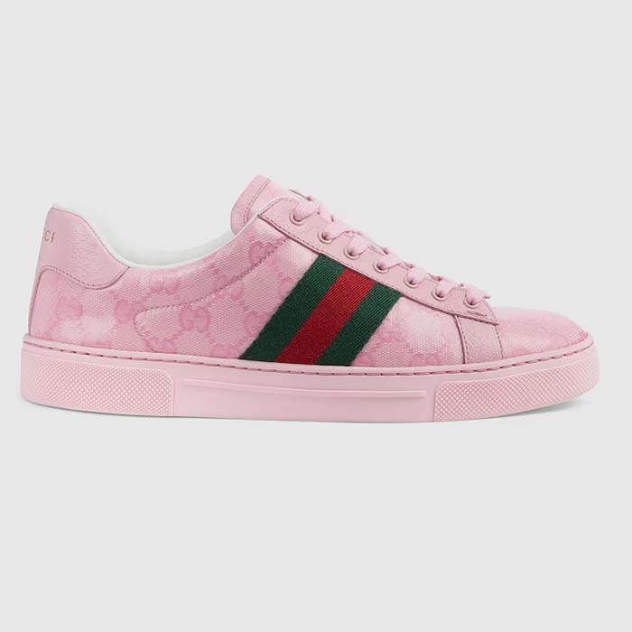 Gucci Unisex Messenger Bag Interlocking G Black GG Supreme Canvas LeatherGucci Women GG Ace Sneaker Web Pink GG Crystal Canvas Rubber Low-Heel