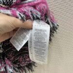 Gucci Women GG Cotton Dress Black Pink Blend Double G Buttons Intarsia Crewneck Short Sleeves - Image 10