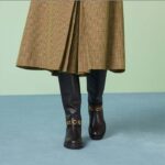 Gucci Women GG Gucci Boot Black Leather Rubber Sole Side Zip Closure Flat 2.3 CM Heel - Image 13