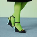 Gucci Women GG High-Heel Sandal Hardware Black Patent Leather Square Toe Geometric-Shaped Heel – Image 11