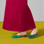 Gucci Women GG Horsebit Mule Green Satin Crystals Leather Sole Low 4.3 CM Heel – Bild 11