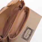 Gucci Women GG Marmont Matelassé Shoulder Bag Rose Pink Chevron Leather Double G - Image 10