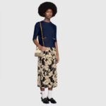 Gucci Women GG Padlock Mini Bag Beige Ebony GG Supreme Canvas Lock Closure – Bild 11