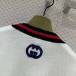 Gucci Women GG Wool Sweater Interlocking G Crewneck Web Stripe Wide Armhole Sleeveless - Image 6