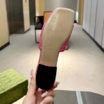 Gucci Women Horsebit Slide Sandal Fuchsia GG Raffia Leather Sole Flat - Bild 10