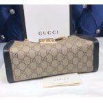 Gucci Women Padlock Small GG Shoulder Bag Beige Ebony GG Supreme Canvas Black Leather – Bild 6