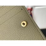 Louis Vuitton LV Unisex Cléa Wallet Cream Monogram Empreinte Embossed Supple Grained Cowhide Leather - Image 9