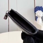 Louis Vuitton LV Unisex Coin Card Holder Monogram Eclipse Coated Canvas Cowhide Leather - Image 6
