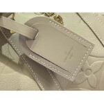 Louis Vuitton LV Unisex Keepall Bandoulière 45 Bag Tourterelle Monogram Empreinte Giant Cowhide Leather – Image 8