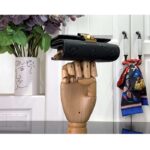 Louis Vuitton LV Unisex Métis Compact Wallet Black Monogram Empreinte Embossed Supple Grained Cowhide Leather - Image 5