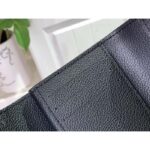 Louis Vuitton LV Unisex Métis Compact Wallet Black Monogram Empreinte Embossed Supple Grained Cowhide Leather - Image 9