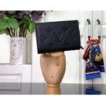 Louis Vuitton LV Unisex Métis Compact Wallet Black Monogram Empreinte Embossed Supple Grained Cowhide Leather - Image 3