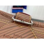 Louis Vuitton LV Unisex Montsouris Messenger Cognac Calf Leather Textile Lining - Bild 14