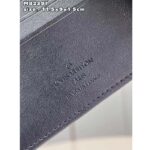 Louis Vuitton LV Unisex Multiple Wallet Black Borealis Calf Leather Textile Lining - immagine 7