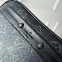 Louis Vuitton LV Unisex Nano Alpha Monogram Eclipse Coated Canvas Cowhide Leather (2)