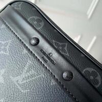 Louis Vuitton LV Unisex Nano Alpha Monogram Eclipse Coated Canvas Cowhide Leather (2)