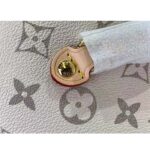 Louis Vuitton LV Unisex Neverfull MM Beige Ocher Monopaname Coated Canvas Cowhide Leather - Image 7