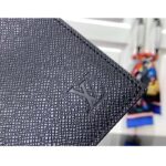 Louis Vuitton LV Unisex Passport Cover Black Taiga Leather Cowhide Leather Lining - Bild 7