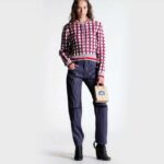 Louis Vuitton LV Unisex Petit Sac Plat Bag Beige Ocher Monopaname Coated Canvas Cowhide Leather - immagine 15