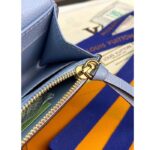 Louis Vuitton LV Unisex Rosalie Coin Purse Blue Monogram Empreinte Embossed Supple Grained Cowhide Leather - immagine 8