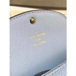 Louis Vuitton LV Unisex Rosalie Coin Purse Blue Monogram Empreinte Embossed Supple Grained Cowhide Leather - immagine 10