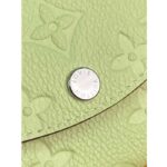 Louis Vuitton LV Unisex Rosalie Coin Purse Green Monogram Empreinte Embossed Supple Grained Cowhide Leather - immagine 9