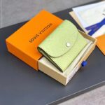 Louis Vuitton LV Unisex Rosalie Coin Purse Green Monogram Empreinte Embossed Supple Grained Cowhide Leather - immagine 3